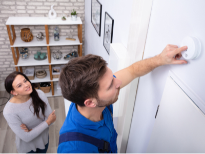 Install carbon monoxide alarms on every level of your home.