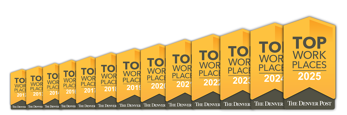 Top Workplaces logos 2012-2025